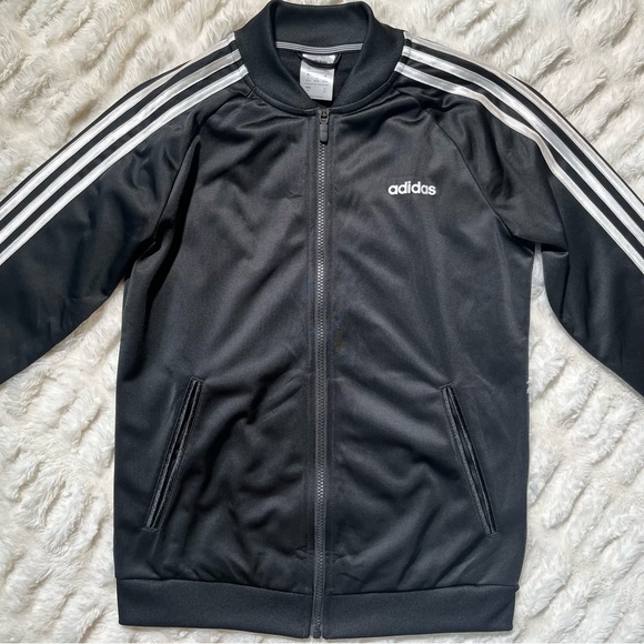 Adidas Black Zip Up Track Jacket - Picture 5 of 9